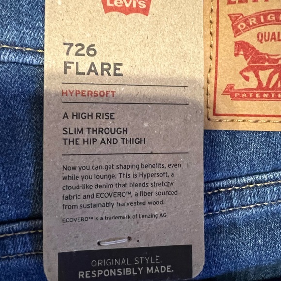 Levi Womens Flare Jeans - Picture 4 of 13